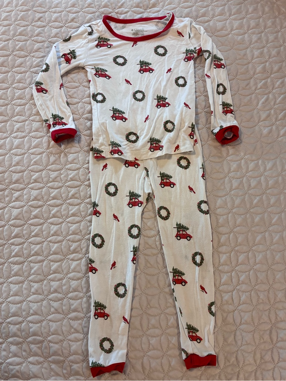 Kyte BABY Christmas / Holiday pajamas size 18-24 Months Bamboo